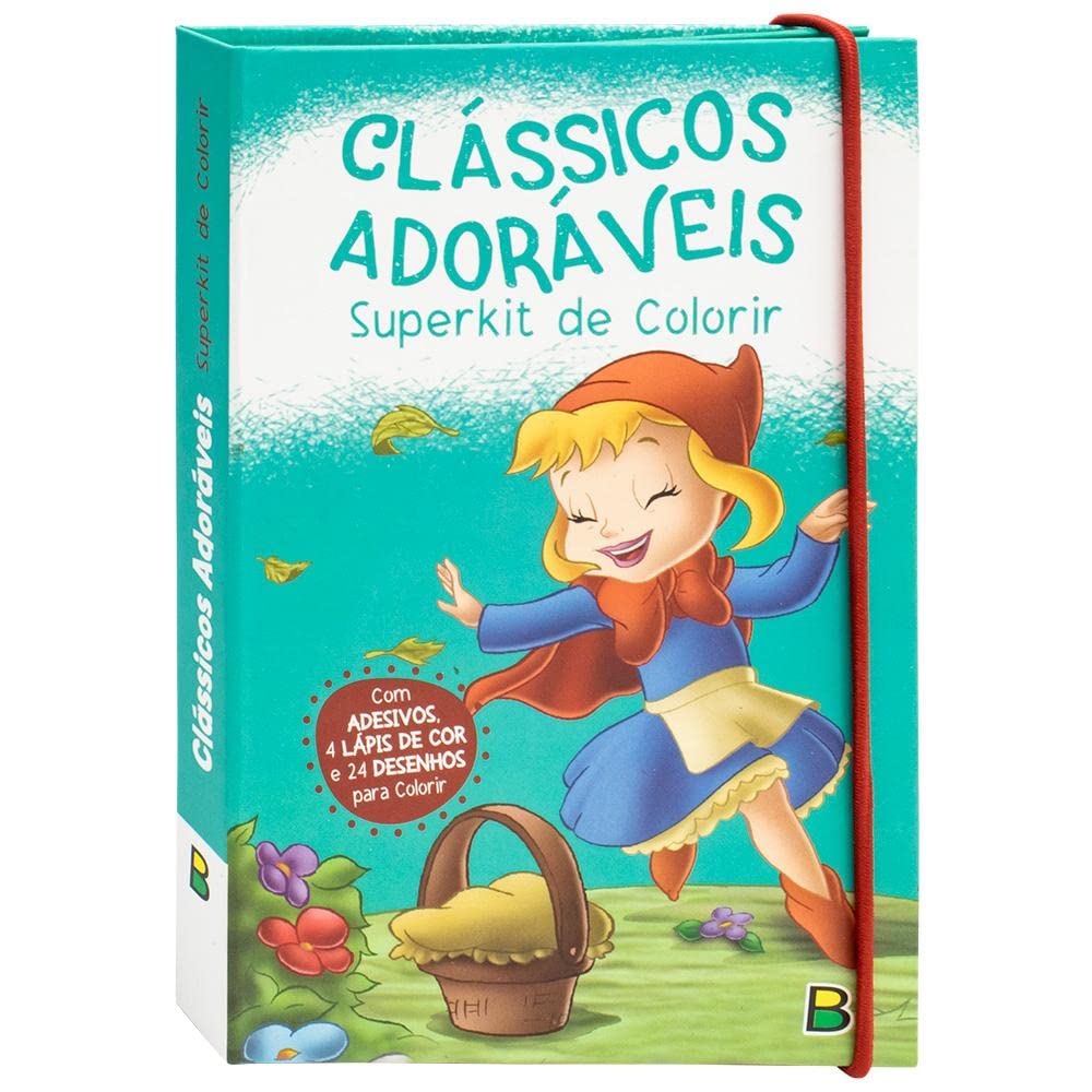 Kit De Colorir: Clássicos Adoráveis (Com 12 Lápis de Colorir)