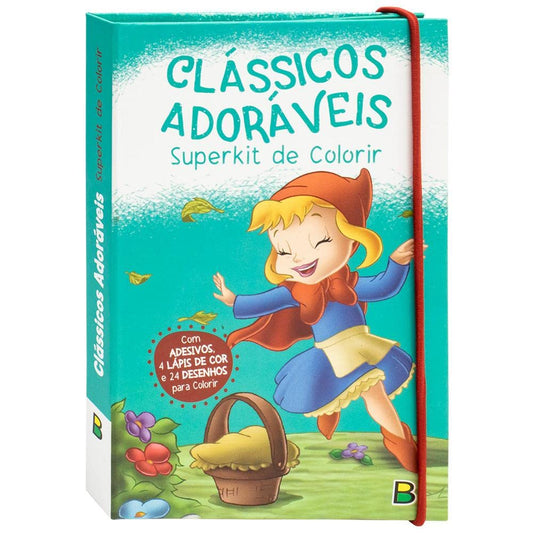 Kit De Colorir: Clássicos Adoráveis (Com 12 Lápis de Colorir)